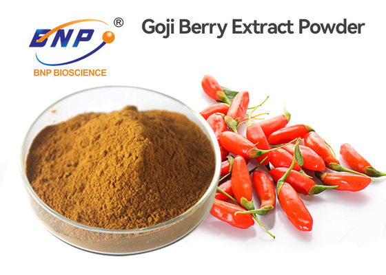 Bột Goji Berry hữu cơ màu nâu 25% Polysaccharide Wolfberry Lycium Barbarum