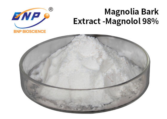 Bổ sung phổ biến Magnolia Bark Extract Magnolol Honokiol Powder White
