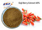 Dung môi nước Goji Berry Extract 40% Polysaccharide Lycium Barbarum Powder